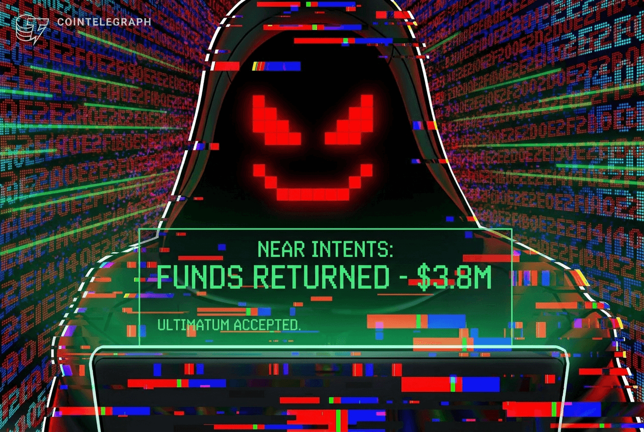 NEAR Intents recovers entire stolen $3.8M after ultimatum to exploiter